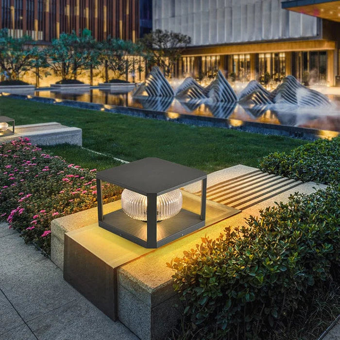 Modern LED solar lamp – designer garden lighting 7