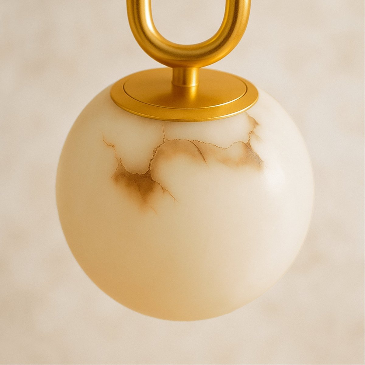 Gong Alabaster Pendant Light 5