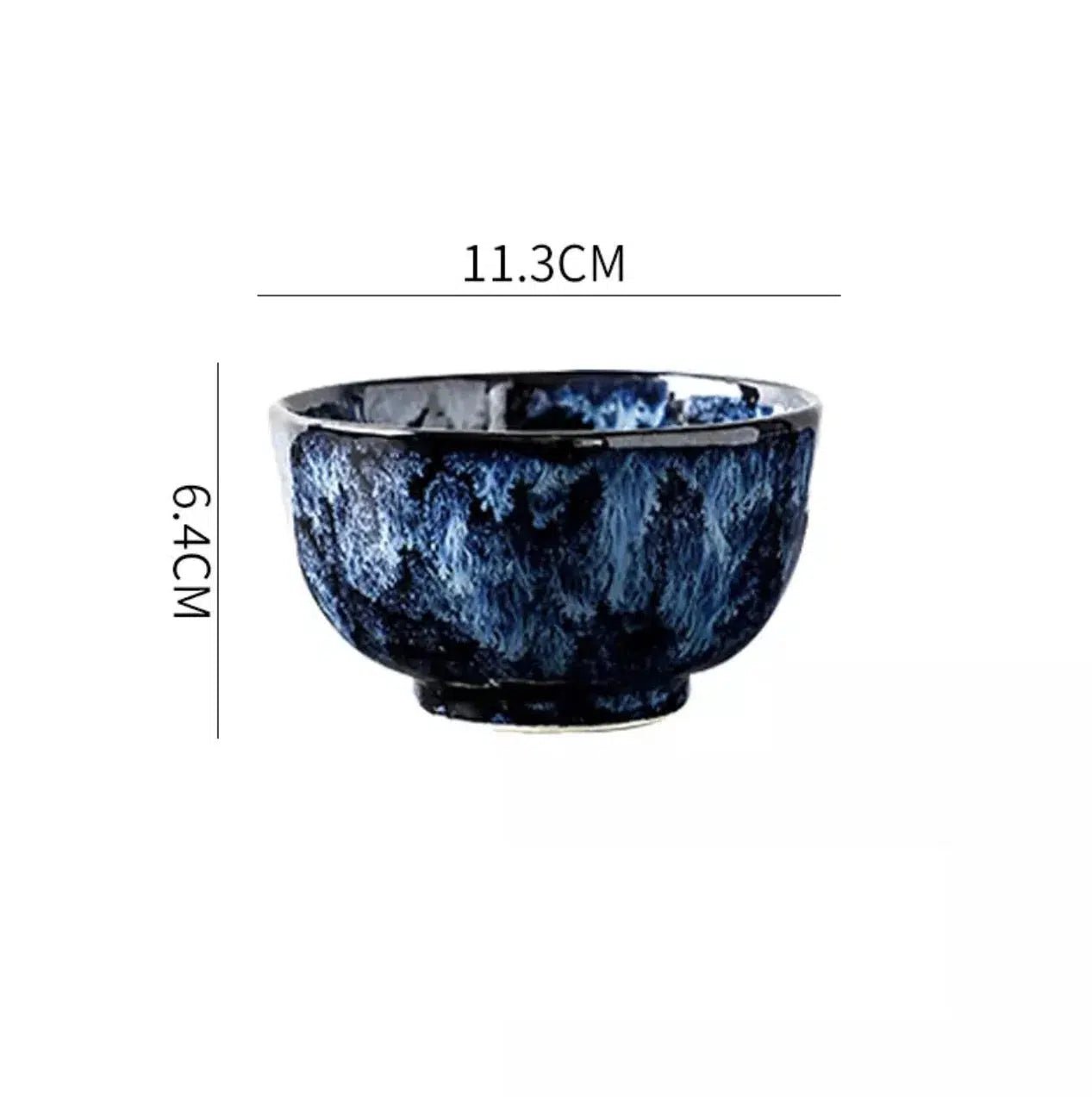 Cat Blue Japanese style Tableware 13