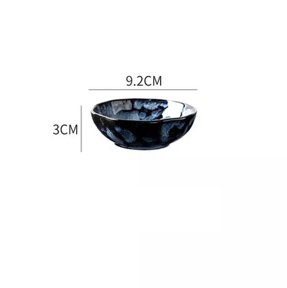 Cat Blue Japanese style Tableware 0