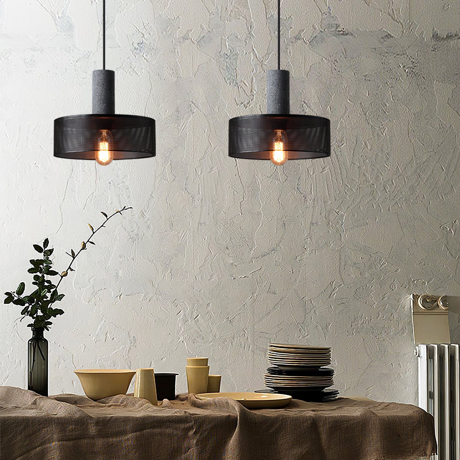 Concrete Industry Pendant Lamp 8
