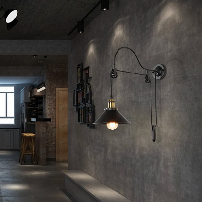 Industrial wall sconce – adjustable loft-style lamp 3