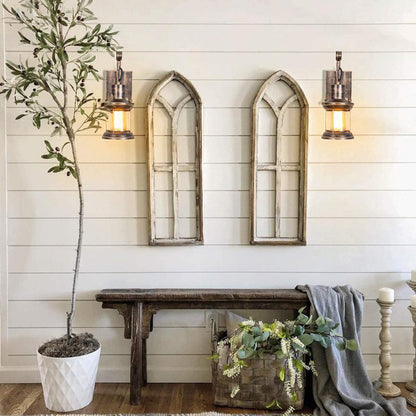 Elara Haus Industrial Style Wall Lamp - Metal Retro Design 8