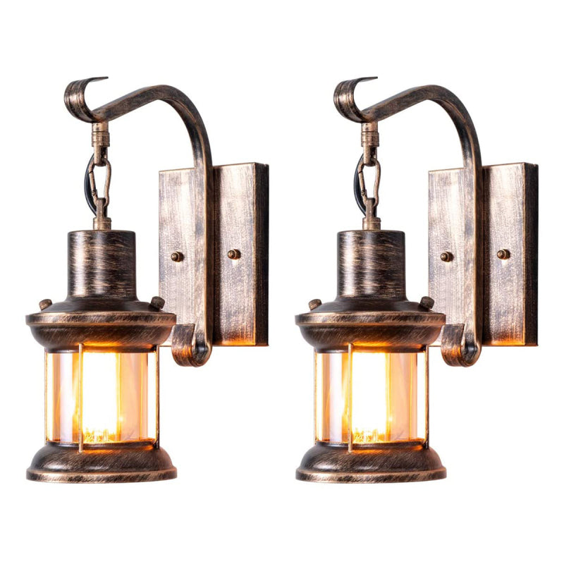 Elara Haus Industrial Style Wall Lamp - Metal Retro Design 1