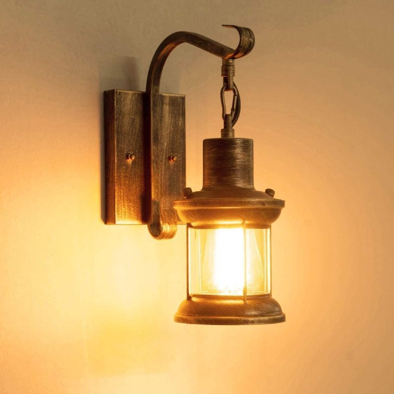 Elara Haus Industrial Style Wall Lamp - Metal Retro Design 3