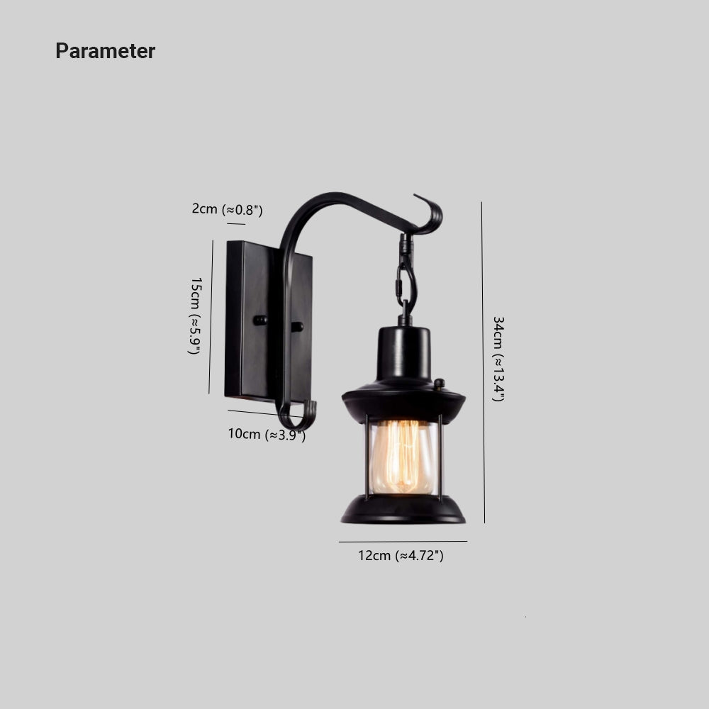 Elara Haus Industrial Style Wall Lamp - Metal Retro Design 5
