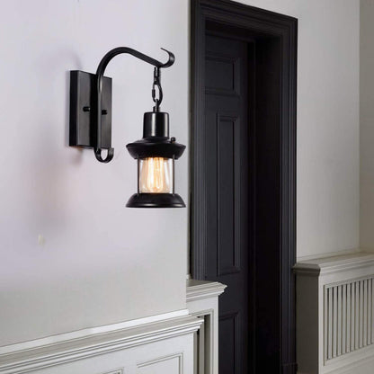 Elara Haus Industrial Style Wall Lamp - Metal Retro Design 7