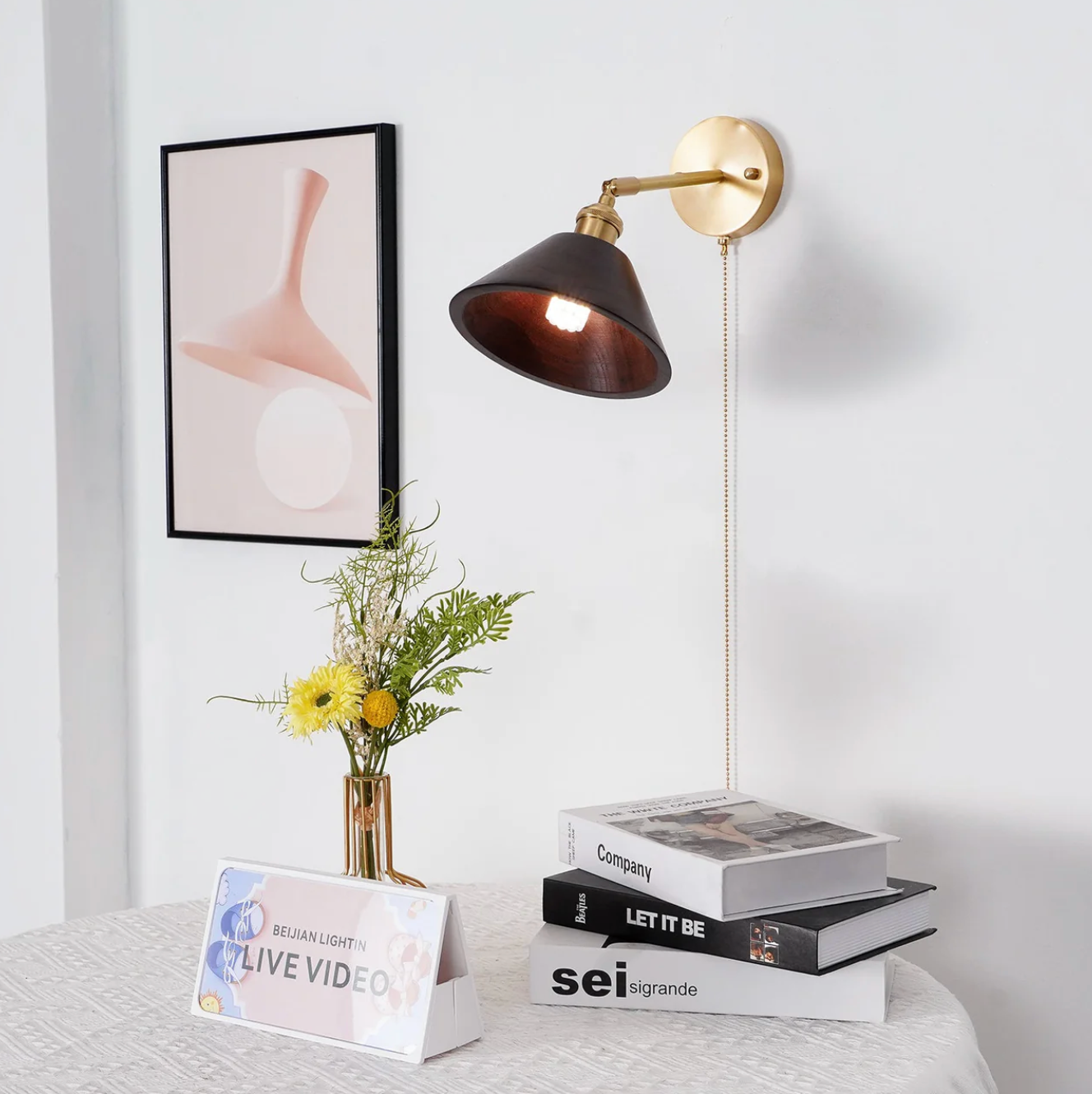 Industrial wall sconce with adjustable arm – loft style 1