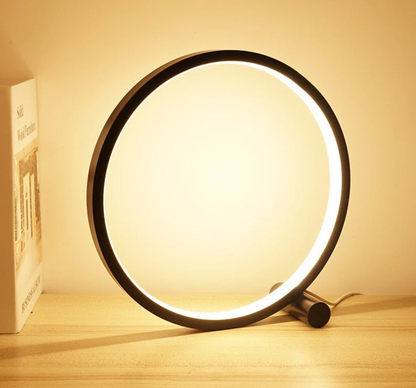 Elara Haus Infinite Circle Lamp - Minimalist LED Night Stand