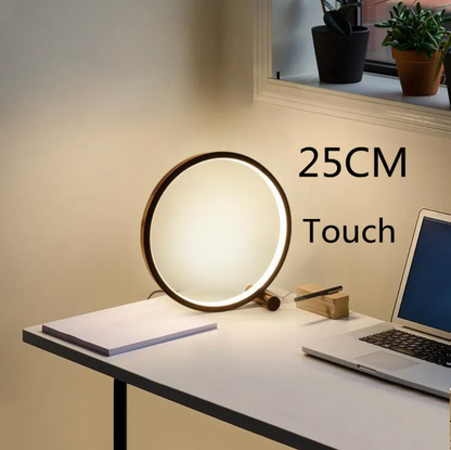 Elara Haus Infinite Circle Lamp - Minimalist LED Night Stand
