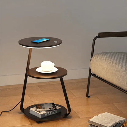 Modern bedside table with built-in LED lamp 2