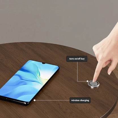 Modern bedside table with built-in LED lamp 3