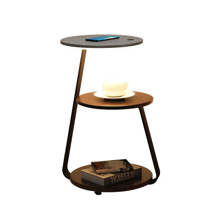 Modern bedside table with built-in LED lamp 5