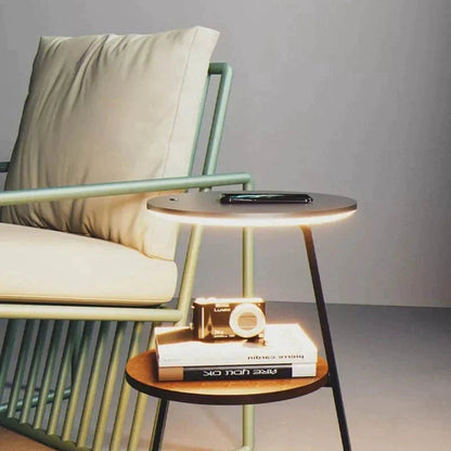 Modern bedside table with built-in LED lamp 6