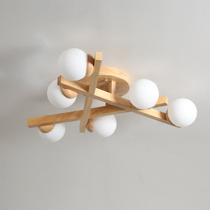 Matya Wood Ceiling Light 8