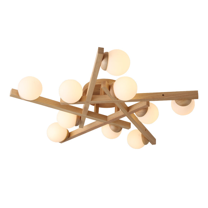Matya Wood Ceiling Light 9