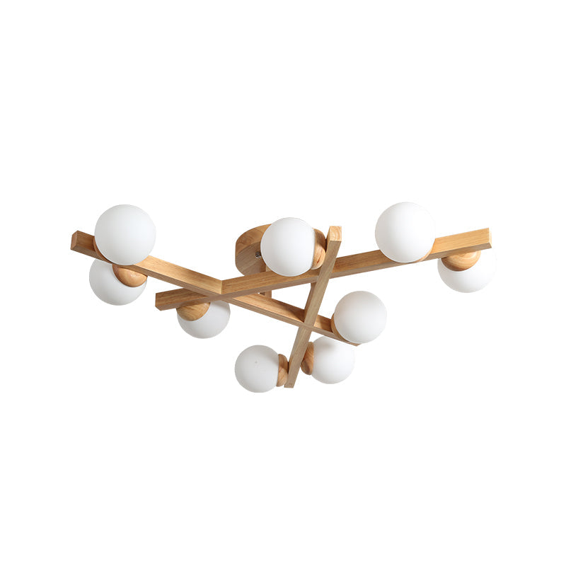 Matya Wood Ceiling Light 10