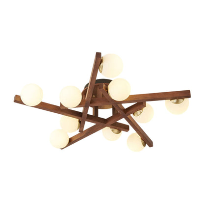 Matya Wood Ceiling Light 12