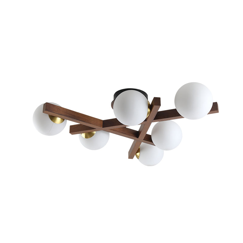 Matya Wood Ceiling Light 14
