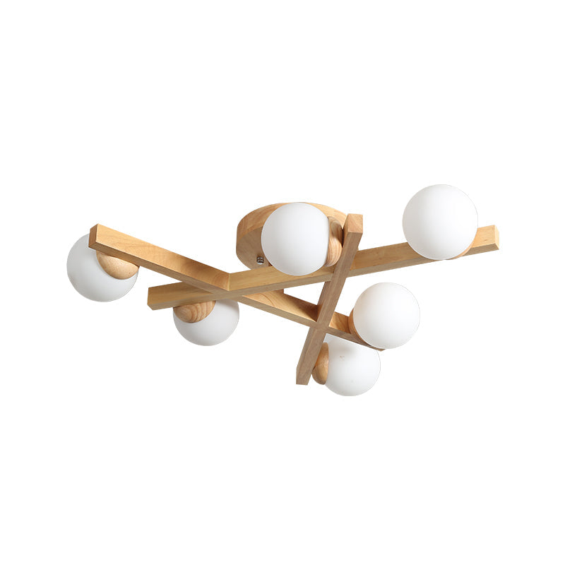 Matya Wood Ceiling Light 15