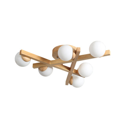 Matya Wood Ceiling Light 15