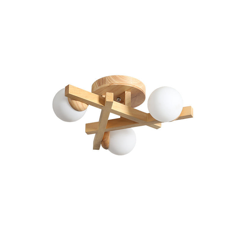 Matya Wood Ceiling Light 0