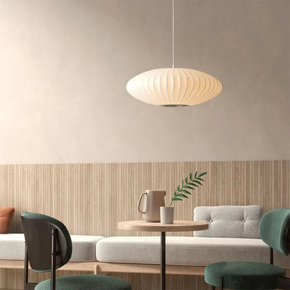 Japandi style pendant lamp – oriental paper lampshade for living room and bedroom 2