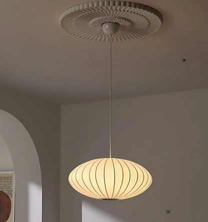 Japandi style pendant lamp – oriental paper lampshade for living room and bedroom 3