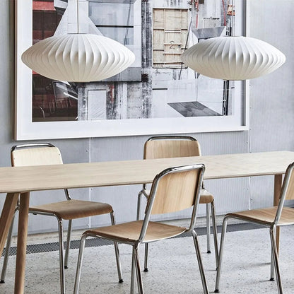 Japandi style pendant lamp – oriental paper lampshade for living room and bedroom 6