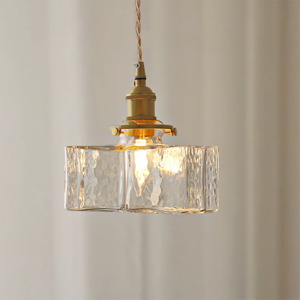 Jewel Glass Brass Pendant Light 10