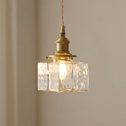 Jewel Glass Brass Pendant Light 0