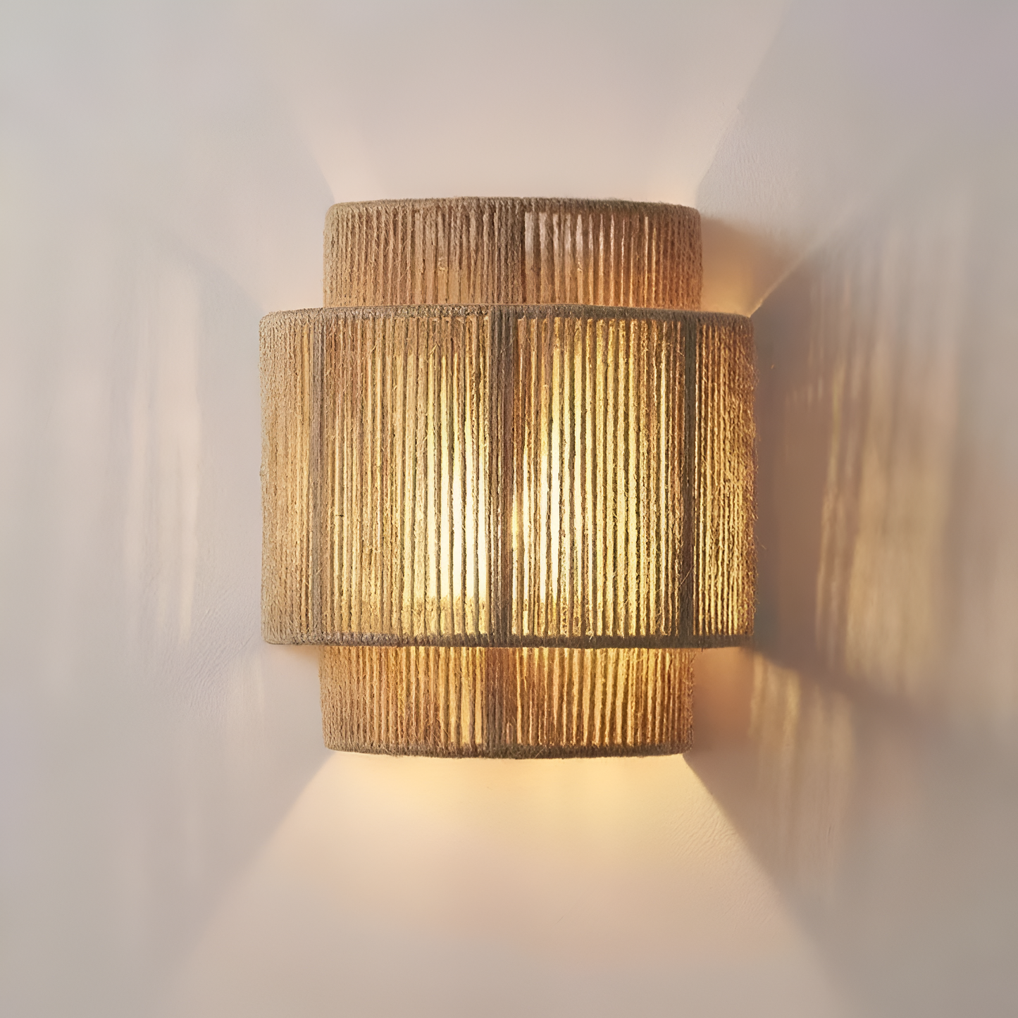 Bohemian Vintage Hand Woven LED Wall Light 1