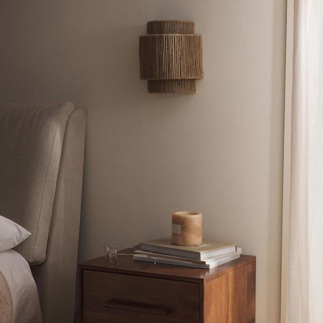 Bohemian Vintage Hand Woven LED Wall Light 7
