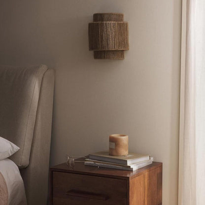Bohemian Vintage Hand Woven LED Wall Light 7
