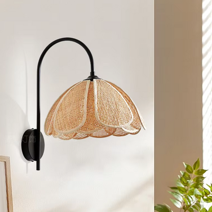 The Glow of Rattan Wall Light 1