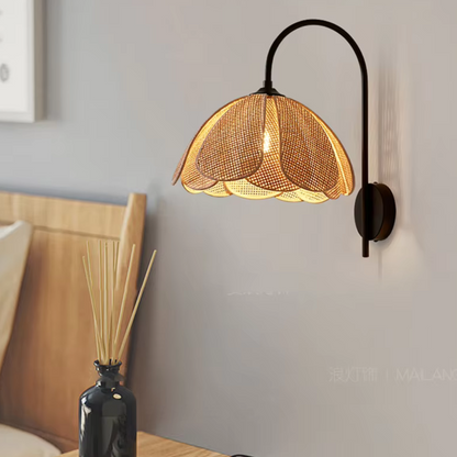 The Glow of Rattan Wall Light 2