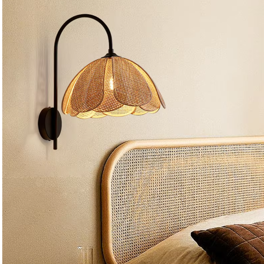 The Glow of Rattan Wall Light 3