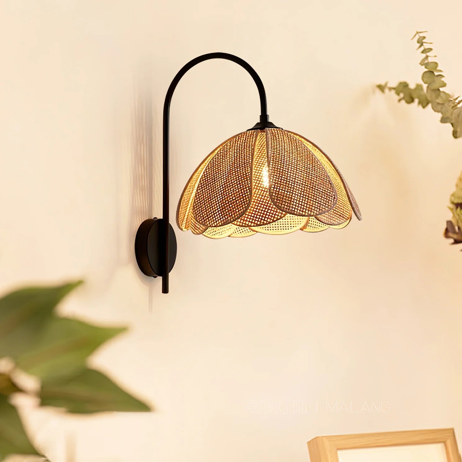 The Glow of Rattan Wall Light 5