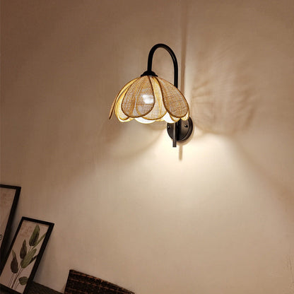 The Glow of Rattan Wall Light 7