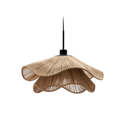 Cape Points Boho Natural Jute Fiber Pendant Light 0