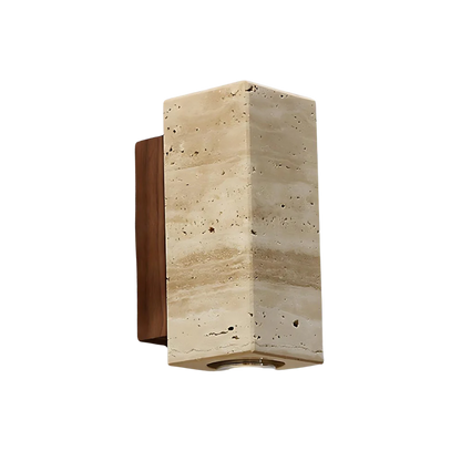 Wabi-Sabi Aura Travertine Wall Light 9