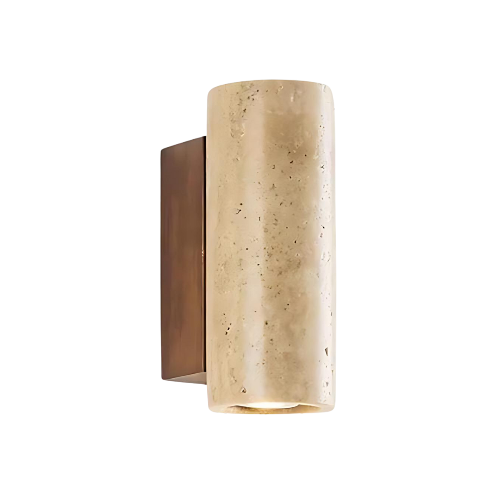 Wabi-Sabi Aura Travertine Wall Light 0