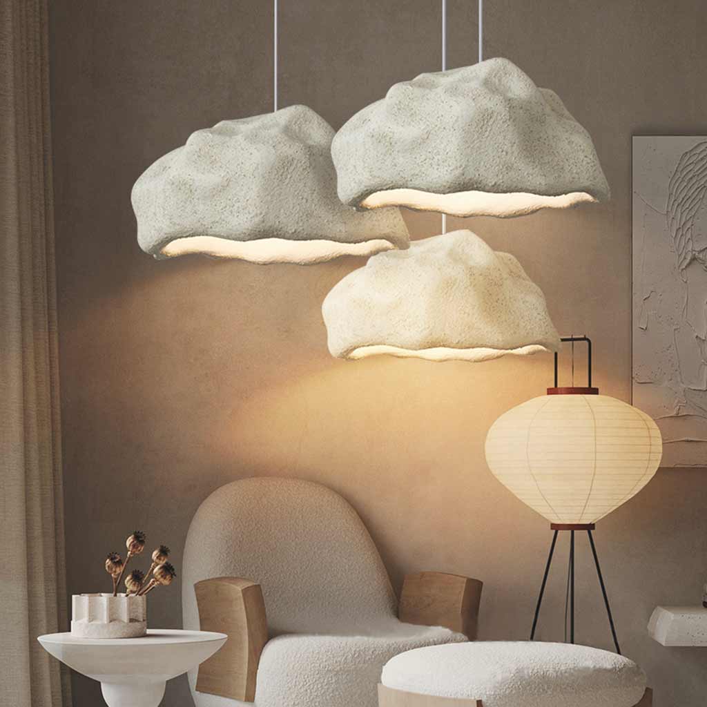 Pendant lamp Japanese Wabi-sabi natural stone, 4 colors 2