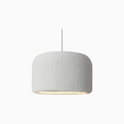 Pendant light minimalist Wabi-Sabi round drum, 3 colors 1