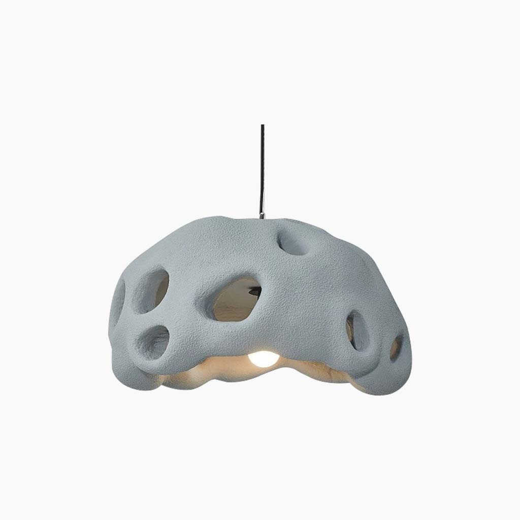 Pendant light minimalist wabi-sabi cement cave 1
