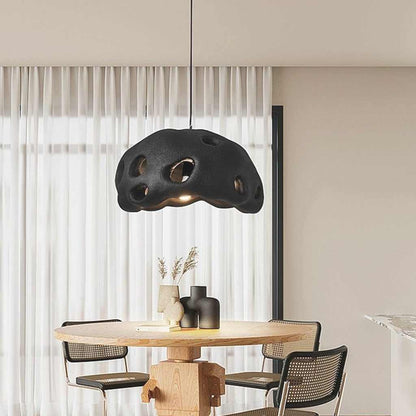 Pendant light minimalist wabi-sabi cement cave 5