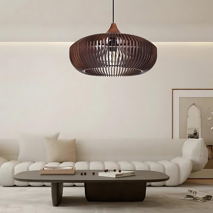 The Halo of Zen Japandi Wood Pendant Light 3