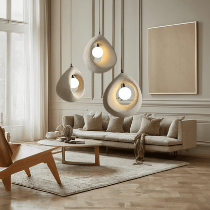 Hayami Wabi Sabi Resin Pendant Light 3