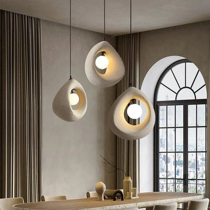 Hayami Wabi Sabi Resin Pendant Light 6