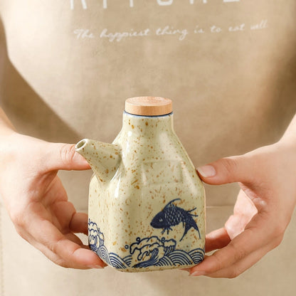 Mizuno Ceramic Oil and Sauce Dispenser 1